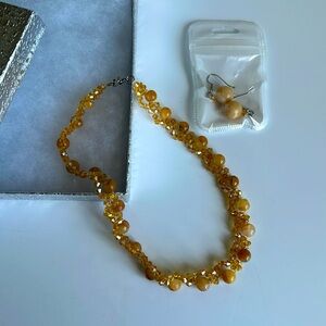 (3 for $30) Beaded Necklace & Earrings 💛